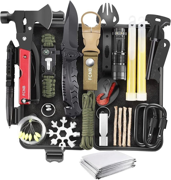 318 PCS Survival Kit, Tactical Survival Gear and Equipment with