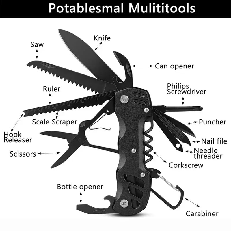 Portable Multi-Tool Lightweight Folding Knife