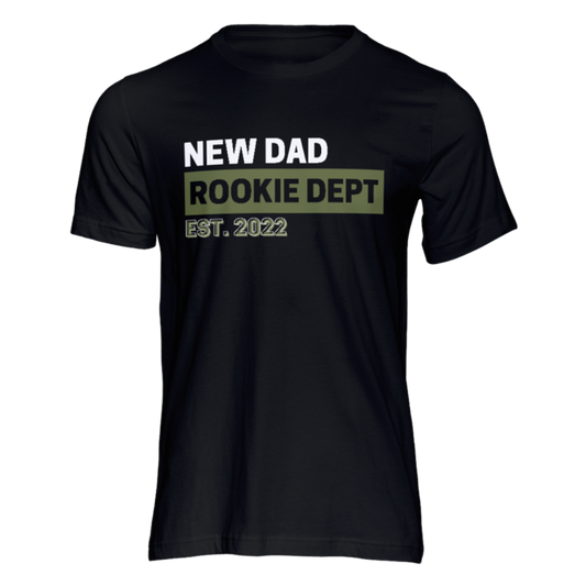 New Dad Black Men's T-Shirt